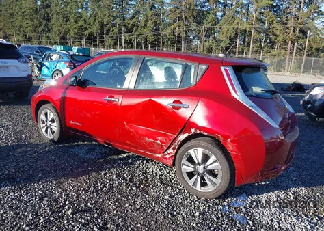 2015 Nissan Leaf Sl из США, поврежденный, VIN 1N4AZ0CP2FC307749